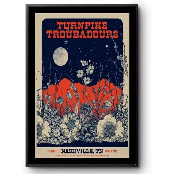 Turnpike Troubadours Mar 8 2025 The Pinnacle In Nashville, Tn Tour Poster-image