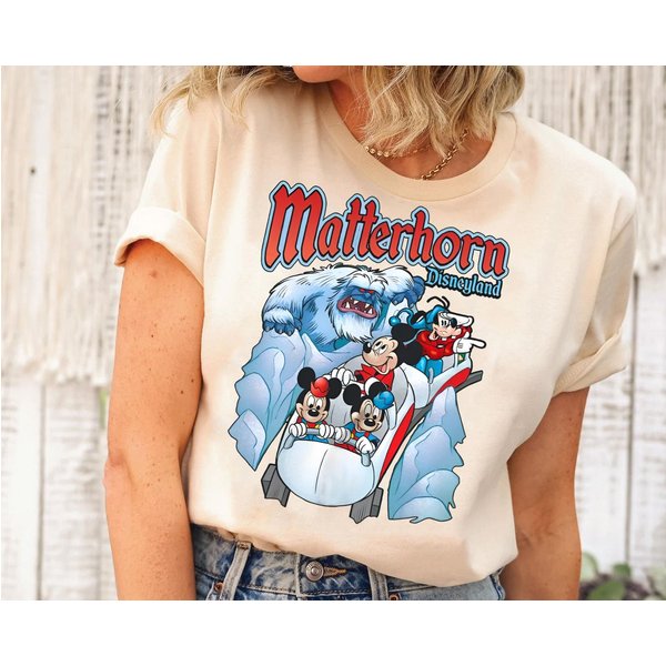 Retro Disneyyland Matterhorn Shirt, Matterhorn Bobsleds T-Shirt-image