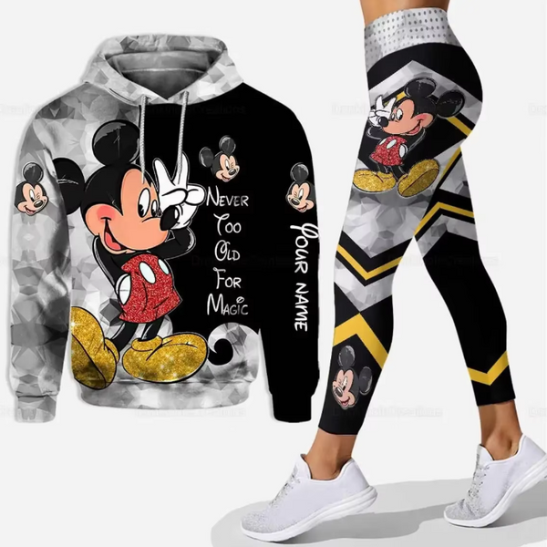 Disneyyy Mickeyy 3D Hoodie Leggings Set-image