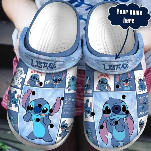 Personalized Lilo Stitchh Clogs Shoes, Clogs Shoes-image