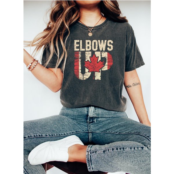 Canada Elbows Up Shirt, Canadian Tee, Proud Canadian Shirt-image
