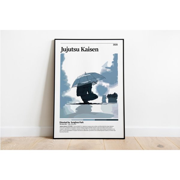 Jujutsu Satoru Poster, Jujutsu Satoru Anime Print-image