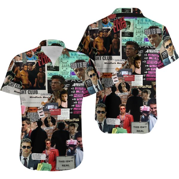 Fight Club - Unisex Hawaiian Shirt, Gift For Men And Women-image