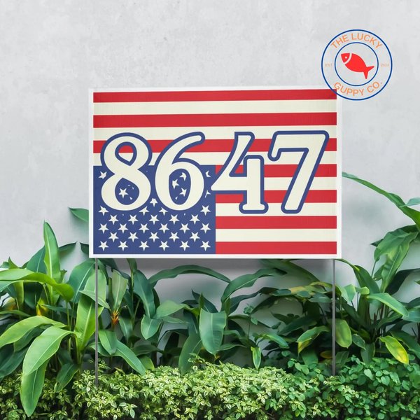 Upside Down American Flag, Resist Fascism Banner-image