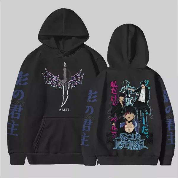 Solo Leveling Arise Hoodies Anime Unisex Men Women-image