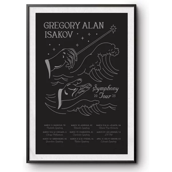 Gregory Alan Isakov Symphony Tour 2025 Poster-image