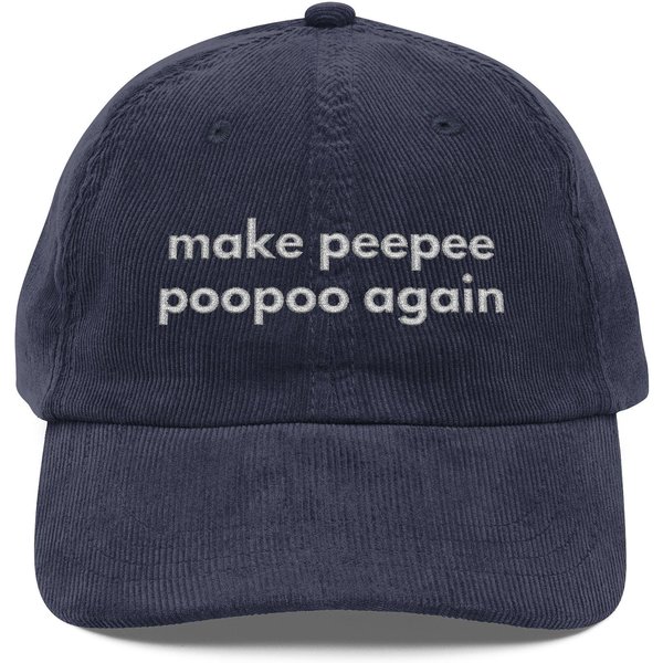 Make Peepee Poopoo Again - Maga Cult Hat | Crap Hat | Anti Maga Hat | Anti Fascism-image