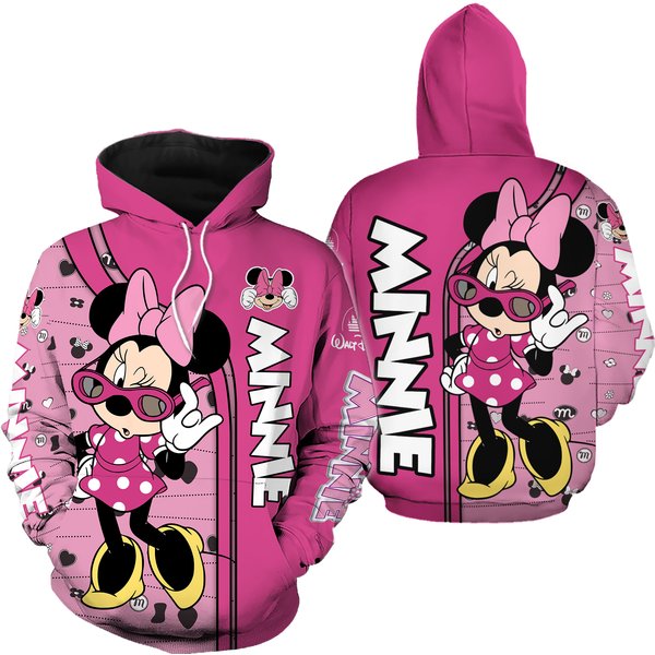 Minniee Mouse 3D Hoodie Mother Day Gift-image