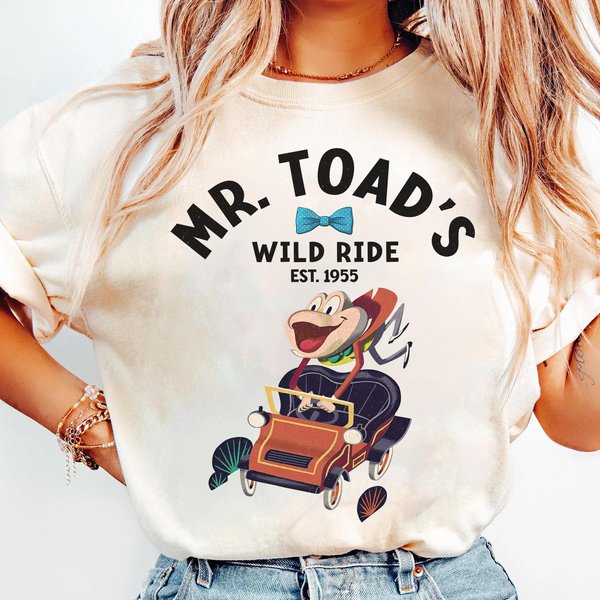 Disneyyy Retro Mr. Toad's Wild Ride 1955 Shirt-image