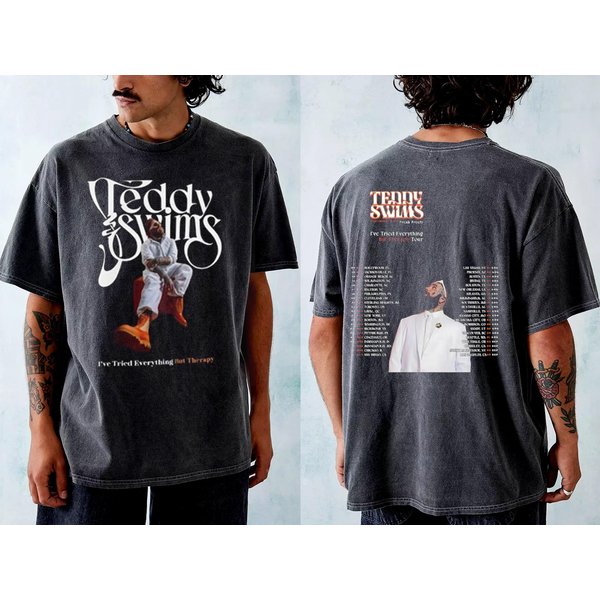 Teddy Swims Graphic Shirt, Teddy Swims Tour 2025 T-Shirt, Teddy Swims 2025 Concert Shirt-image