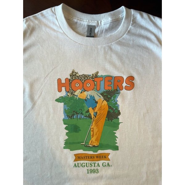 Hooters Masters Week 1993 Vtg Hooters Golf T-Shirt-image