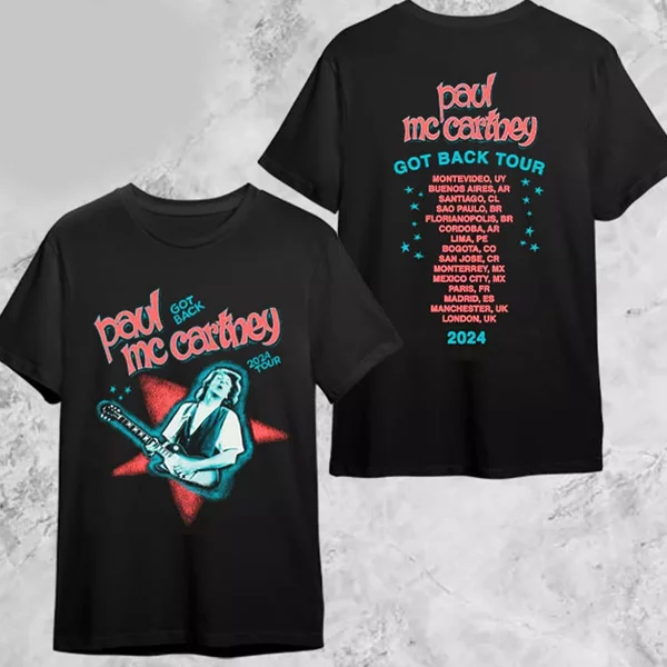 P Mccartney Got Back Tour Date 2024 Fan Gifts Classic T-Shirt-image