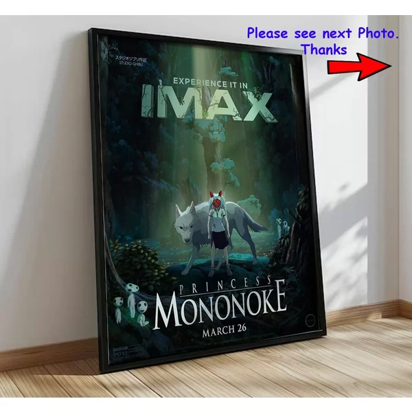 Hayao Miyazaki's 'Princess Mononoke Movie 2025 Poster, Wall Art-image