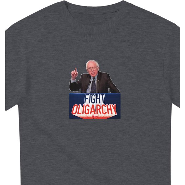 Fight Oligarchy Shirt - Bernie Sanders - Colour - Anti Trump Shirt-image