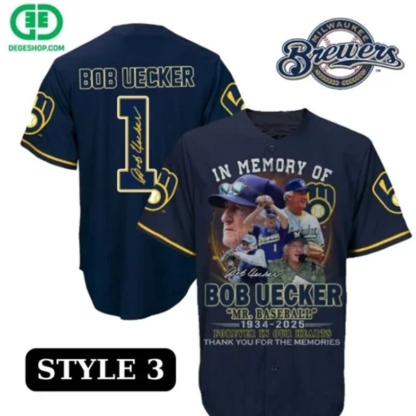 Bob Uecker Baseball Jersey- Jersey 3D Tour 2025-image