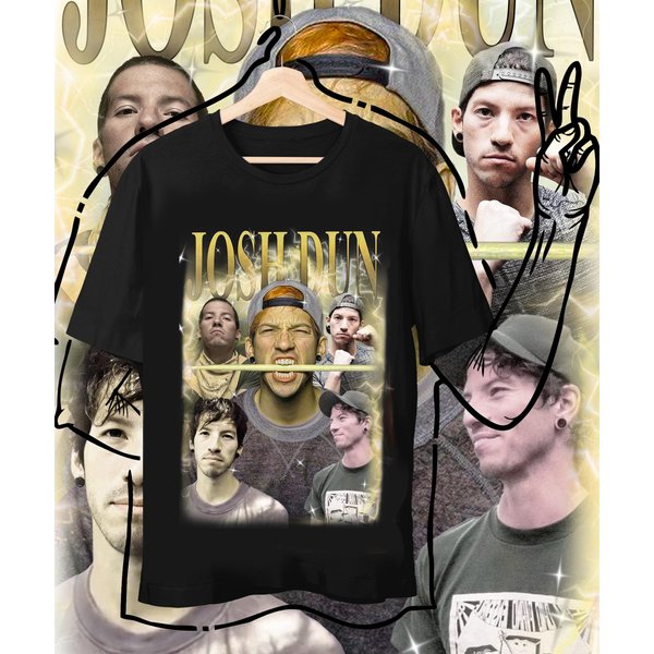 Josh Dun Vintage Shirt, Drummer, Gift For Woman And Man Unisex T-Shirt-image