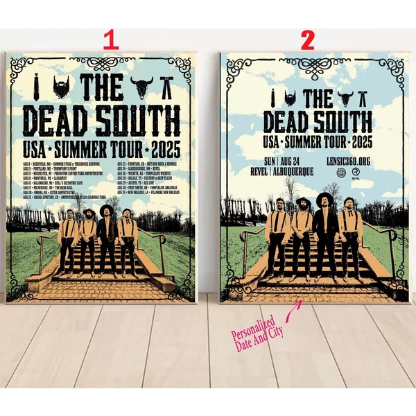 Custom The Dead South Tour Us 2025 Poster-image