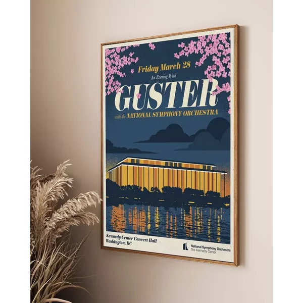 Poster Guster Washington, Dc Kennedy Center March 28, 2025-image