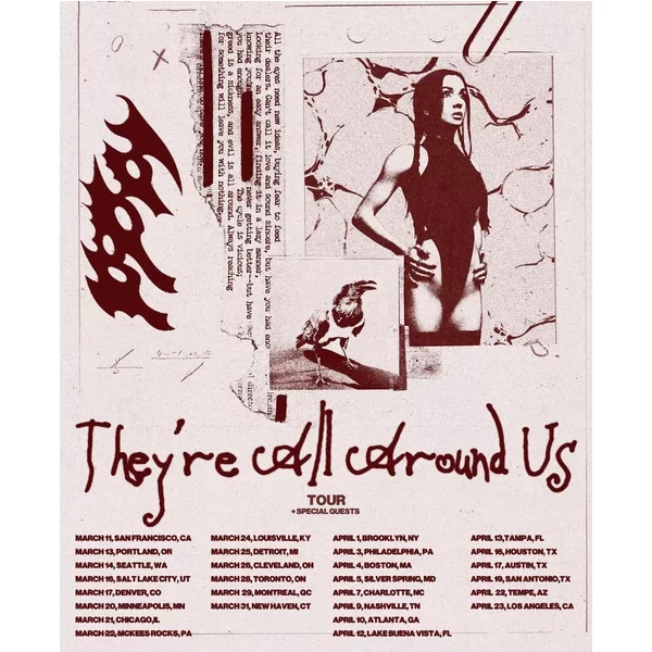 Poppy They’Re All Around Us 2025 Tour Poster-image