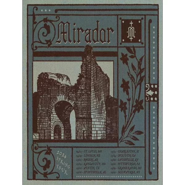 Mirador Band Spring Tour 2024 Poster, High Quality Print-image