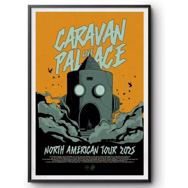Caravan Palace North American Tour 2025 Poster Print-image