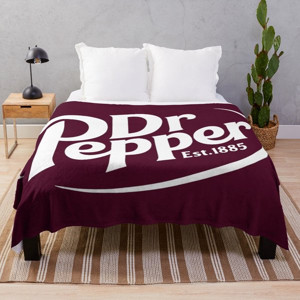 Dr Pepper Soda Throw Blanket-image