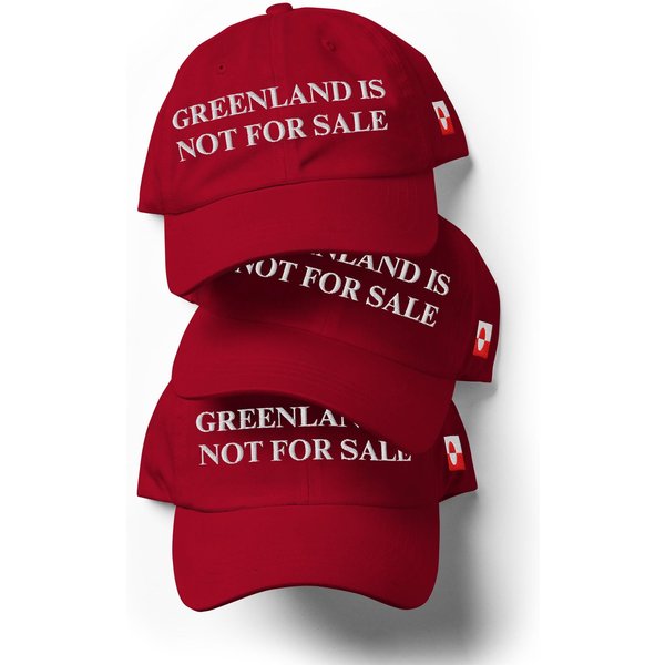 Greenland Is Not For Sale Embroidered Hat For Men-image
