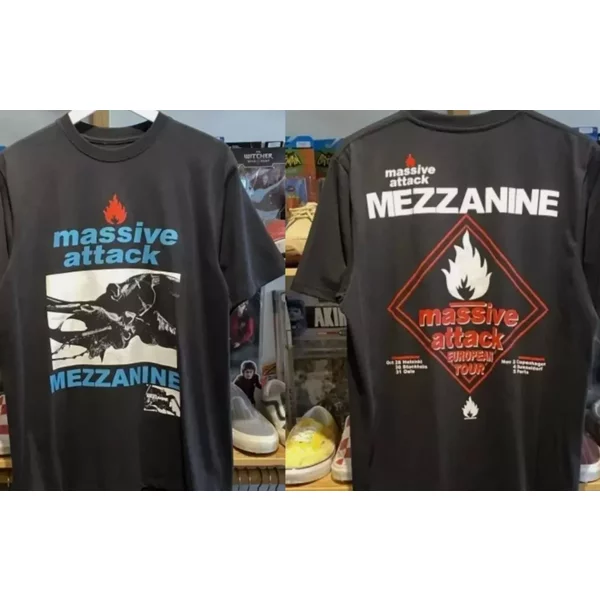 Massive Attack Mezzanine European Tour T Shirt-image