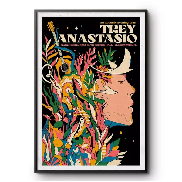 Trey Anastasio Ruth Eckerd Hall In Clearwater, Fl Mar 28 2025 Tour Poster-image