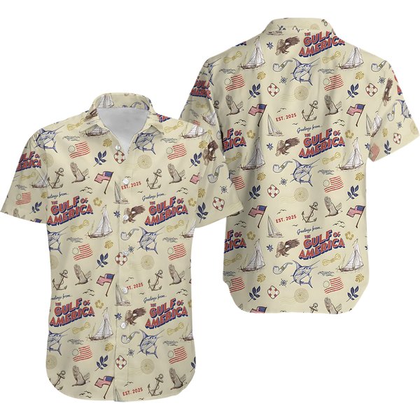 The Gulf Of America Hawaiian Shirt-image