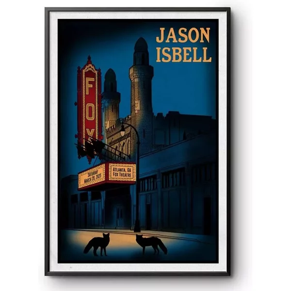 Jason Isbell At Fox Theatre In Atlanta, Ga On Mar 29 2025 Tour Poster-image