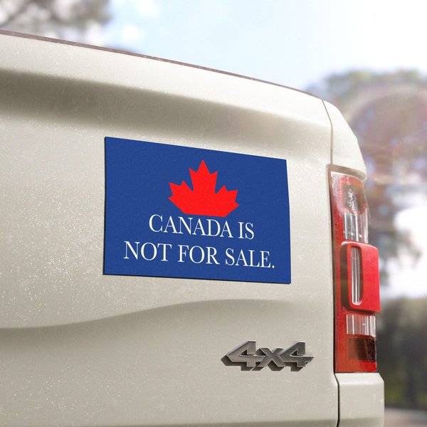 Canada Is Not For Sale Car Magnet, Patriotic Vehicle Decor-image
