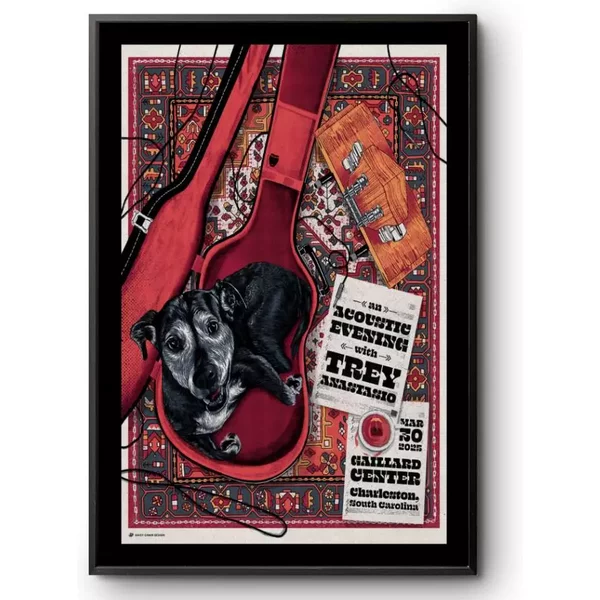 Trey Anastasio In Charleston, Sc On Mar 30 2025 Tour Poster-image