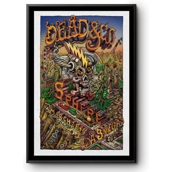 Dead & Company Sphere Las Vegas, Nv Mar 28 2025 Tour Poster-image