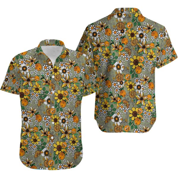 Orange Bird Beach Relax Shirt Disneyyy Hawaiian Shirt-image