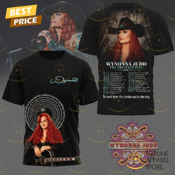 Wynonna Judd The Greatest Hits Tour 3D T Shirt-image