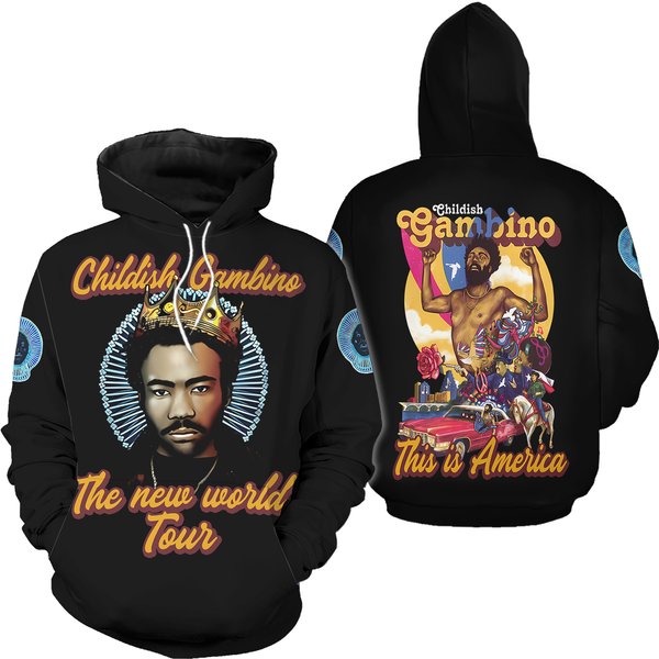 Childish Gambino The New World Tour 3D Hoodie-image