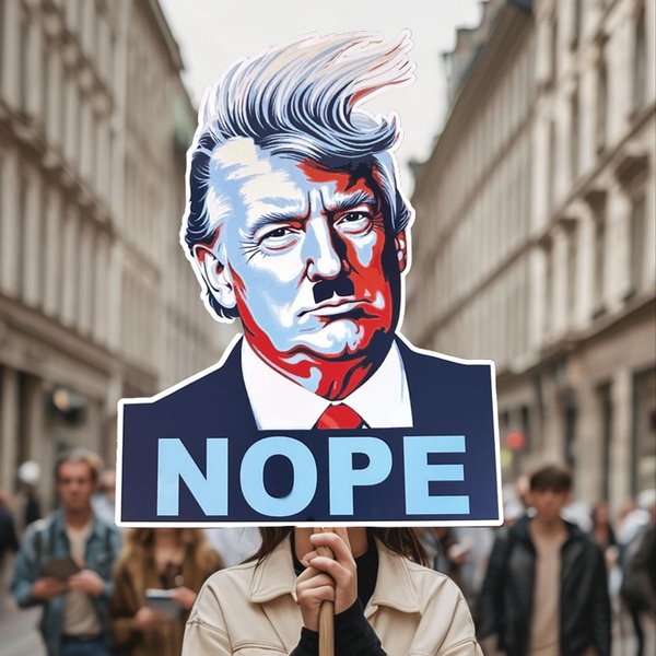 Anti Trump Nope Yard Sign-image