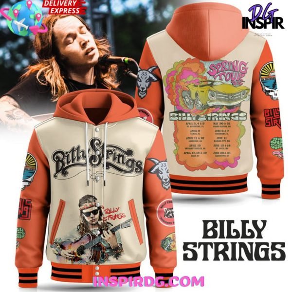 Billy Strings Spring Tour 2025 Hooded Varsity Jacket, Fan Gifts-image