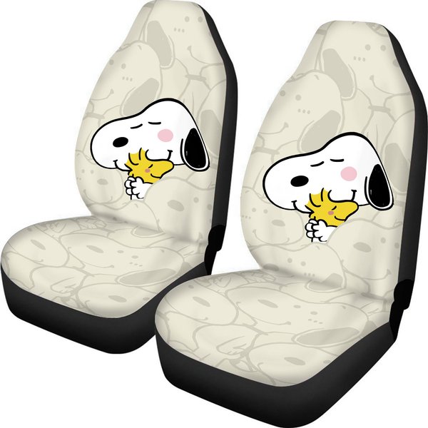 Snoopy Cartoon Car Seat Covers, Car Accessories-image