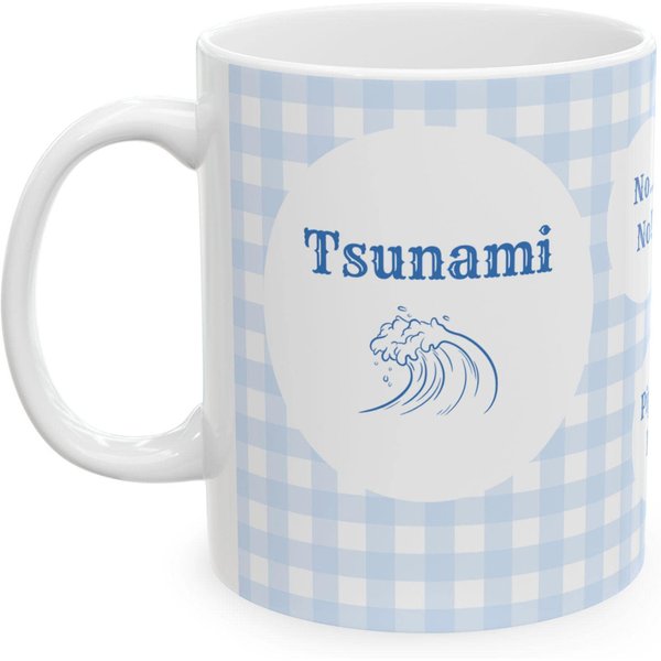 Tsunami Buddhism No No Piper Mug | Funny White Lotus Inspired Coffee Cup-image