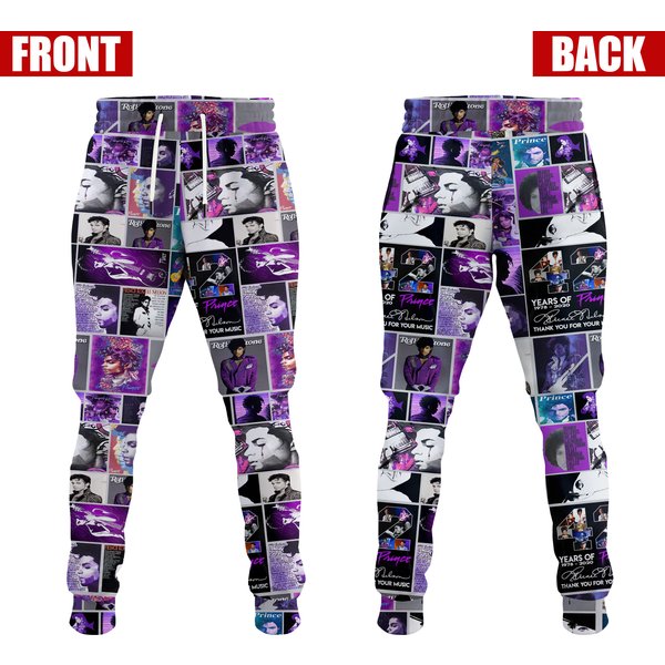 Prince Rogers Nelson Hoodie Jogger Set-image