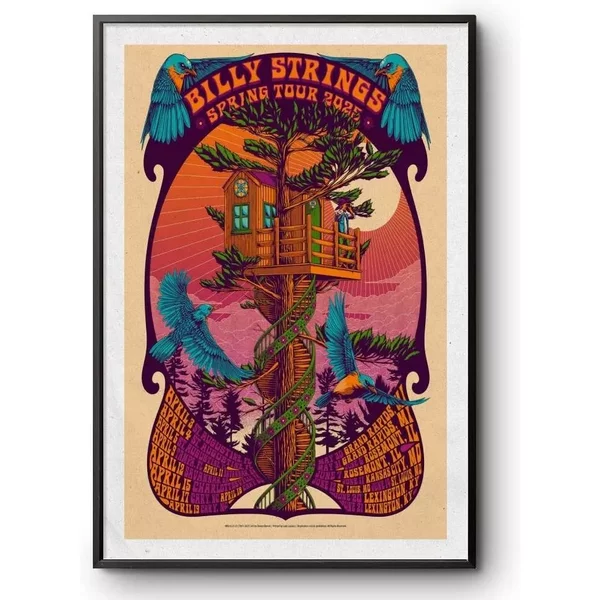 Poster Billy Strings Spring Tour 2025-image
