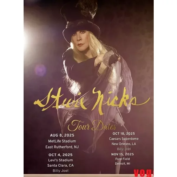 Stevie Nicks 2025 Tour Us Poster-image