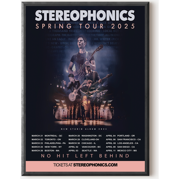 Stereophonics Set First Headline Tour In Six Years For Spring 2025 Poster-image