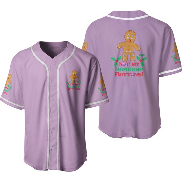 Not My Gumdrop Buttons Baseball Jerseys-image