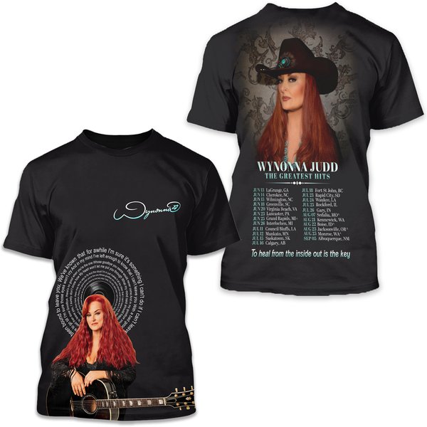 Wynonna Judd The Greatest Hits Tour 3D T-Shirt-image