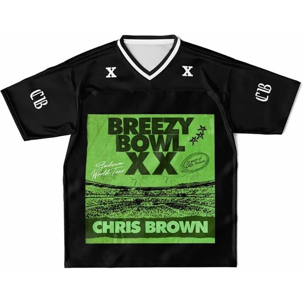 Chris Brown Breezy Bowl Tour Jersey, Chris Brown Merch, Breezy Bowl Merch-image
