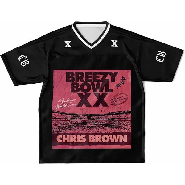 Chris Brown Breezy Bowl Tour Jersey, Chris Brown Merch, Breezy Bowl Merch-image