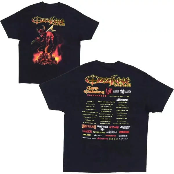 2003 Ozzy Osbourne Ozzfest Tour T-Shirt-image